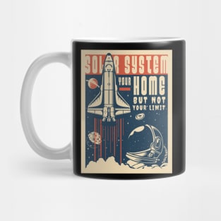 Solar System your home poster Mug